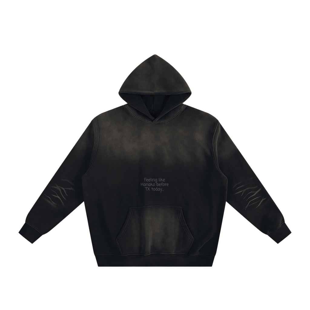 Ringo Juice ”Feeling like Hanako before TX today....” Sunfade Fleeced Hoodie