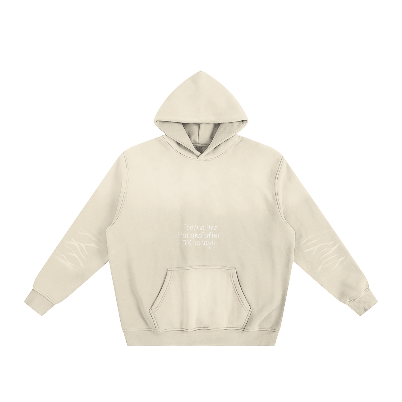 Ringo Juice "Feeling like Hanako after  TX today!!!" Sunfade Fleeced Hoodie